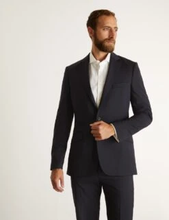 Jaeger Tailored Fit Super 100s Pure Wool Jacket -Marks And Spencer Shop SD 09 T62 2868C F2 X EC 1