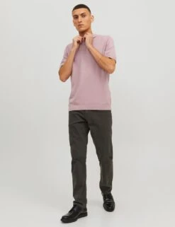 Jack & Jones Cotton Rich Knitted Polo Shirt