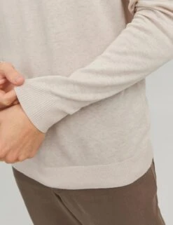 Jack & Jones Cotton Rich Crew Neck Jumper 12 Jack & Jones Cotton Rich Crew Neck Jumper -Marks And Spencer Shop SD 10 T18 1222 M0 X EC 5