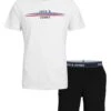 Jack & Jones Pure Cotton Logo Pyjama Set -Marks And Spencer Shop SD 10 T18 1579 Z4 X EC 90