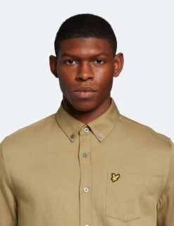 Lyle & Scott Cotton Blend Shirt 9 Lyle & Scott Cotton Blend Shirt -Marks And Spencer Shop SD 10 T18 3101 J0 X EC 3