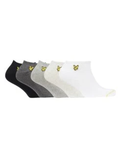 Lyle & Scott 5pk Cotton Rich Trainer Socks