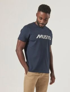 MUSTO Pure Cotton Crew Neck T-Shirt