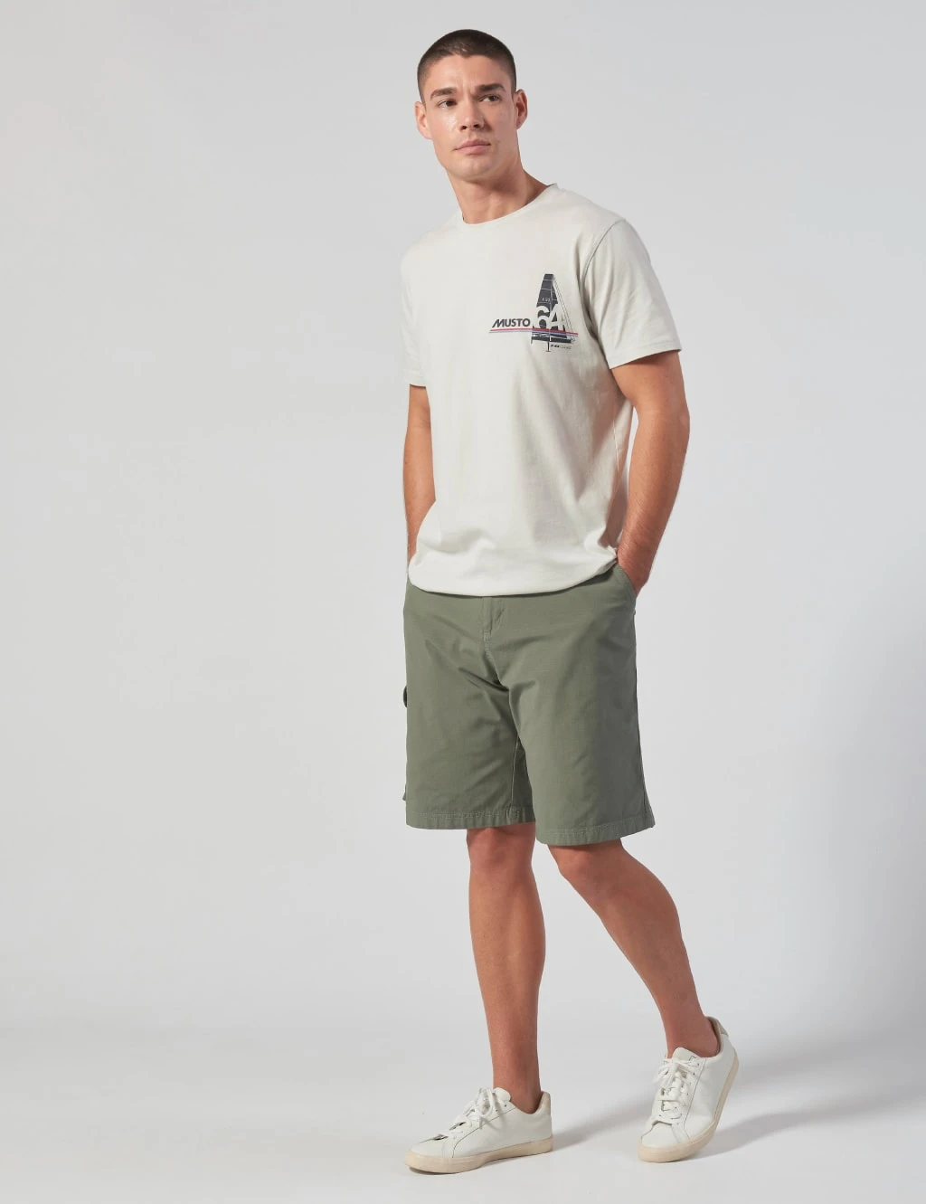 MUSTO Corsica Pure Cotton Sailing Graphic T-Shirt 2 MUSTO Corsica Pure Cotton Sailing Graphic T-Shirt - Image 2