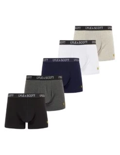 Lyle & Scott 5pk Cotton Rich Trunks