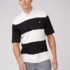 Ben Sherman Pure Cotton Striped Short Sleeve Rugby Shirt -Marks And Spencer Shop SD 10 T19 1707M KY X EC 0