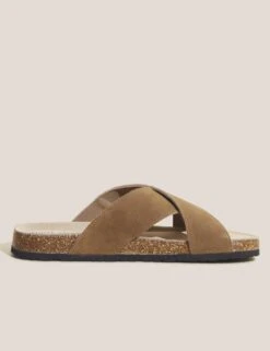 WHITE STUFF Suede Slip-On Sandals