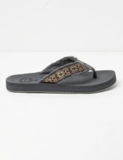 Textile Strap Flip Flops