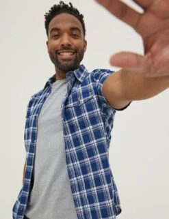 Pure Cotton Check Shirt