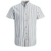Jack & Jones Junior Cotton Blend Striped Shirt (8-16 Yrs) -Marks And Spencer Shop SD 10 T54 2343 E4 X EC 90
