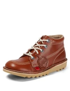 Kickers Leather Lace Up Chunky Boots -Marks And Spencer Shop SD 10 T54 3203 VS X EC 2