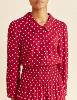 Polka Dot Midaxi Tiered Waisted Dress -Marks And Spencer Shop SD 10 T83 2916W B4 X EC 2