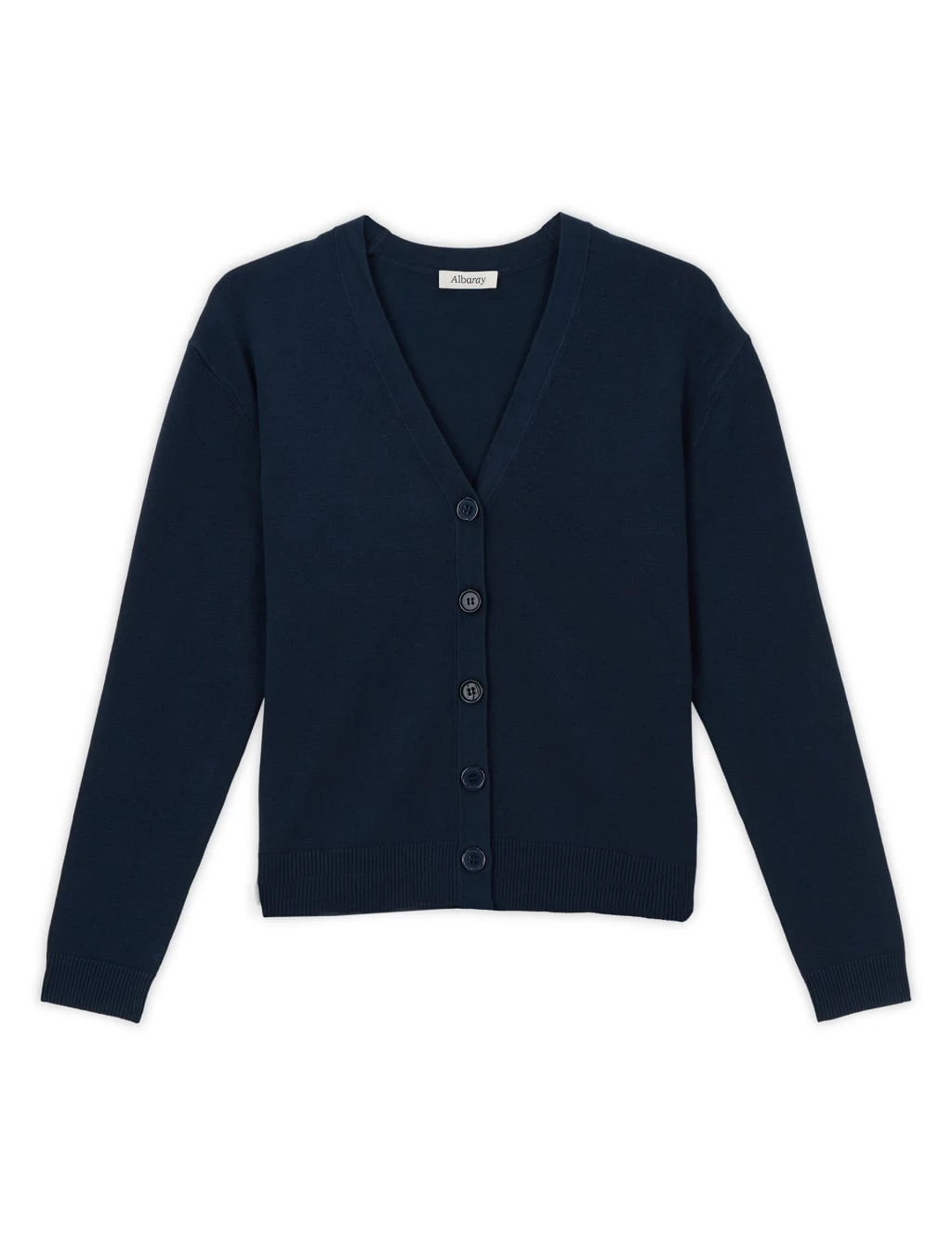 V-Neck Button Front Cardigan 2 V-Neck Button Front Cardigan - Image 2