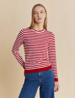 Striped Crew Neck Jumper