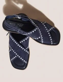 WHITE STUFF Suede Crossover Buckle Flat Sandals -Marks And Spencer Shop SD 10 T83 3118W F0 X EC 1