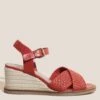 WHITE STUFF Leather Woven Ankle Strap Wedge Sandals -Marks And Spencer Shop SD 10 T83 3128W P0 X EC 0