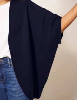 WHITE STUFF Cotton Rich V-Neck Relaxed Cardigan -Marks And Spencer Shop SD 10 T83 4050W F0 X EC 3