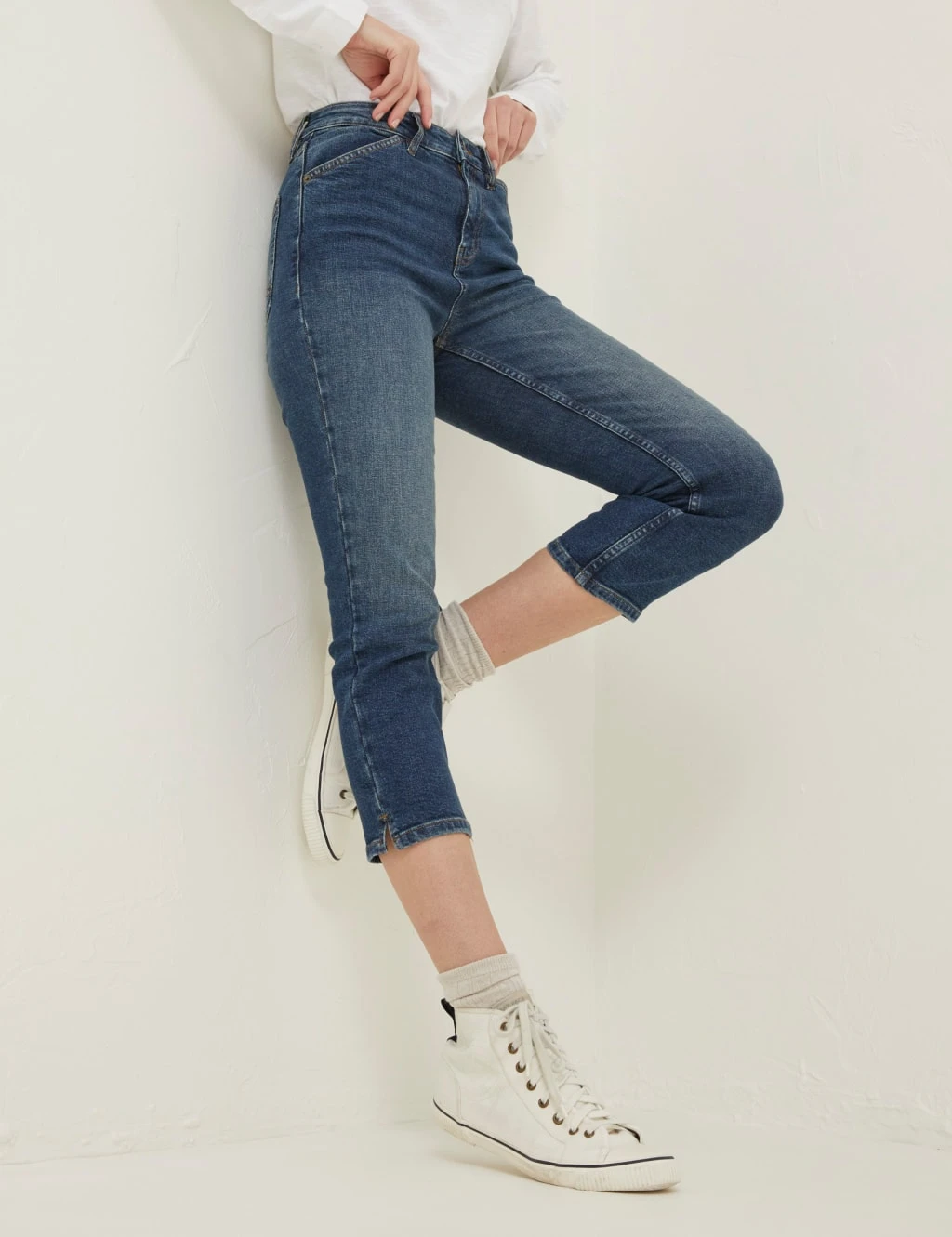 Slim Fit Cropped Jeans 4 Slim Fit Cropped Jeans - Image 4