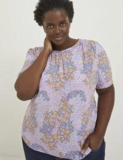 Floral Crew Neck Blouse -Marks And Spencer Shop SD 10 T83 5689W D4 X EC 2