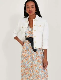 MONSOON Floral V-Neck Midaxi Tea Dress -Marks And Spencer Shop SD 10 T83 5776W E4 X EC 3