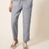 WHITE STUFF Pure Linen Striped Slim Fit Trousers -Marks And Spencer Shop SD 10 T83 6061W E4 X EC 0