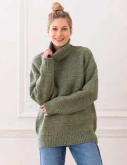 Celtic & Co. Pure Wool Roll Neck Jumper