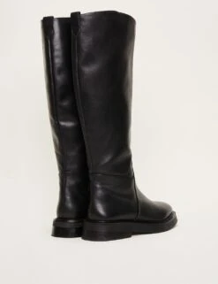 Leather Flat Knee High Boots 12 Leather Flat Knee High Boots -Marks And Spencer Shop SD 10 T83 6907 Y0 X EC 2