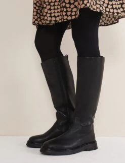 Leather Flat Knee High Boots 16 Leather Flat Knee High Boots -Marks And Spencer Shop SD 10 T83 6907 Y0 X EC 6
