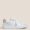 WHITE STUFF Leather Lace Up Trainers