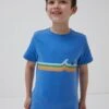 Pure Cotton Wave Graphic T-Shirt (3-13 Yrs) -Marks And Spencer Shop SD 10 T94 1118 E4 X EC 0