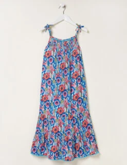 Tropical Print Tiered Dress (3-13 Yrs)