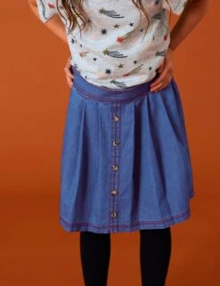 WHITE STUFF Midi Denim Skirt (3 - 10 Yrs) 9 WHITE STUFF Midi Denim Skirt (3 - 10 Yrs) -Marks And Spencer Shop SD 10 T94 2469 E0 X EC 3