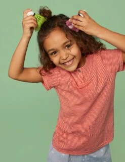 WHITE STUFF Cotton Blend Striped T-Shirt (3-10 Yrs)