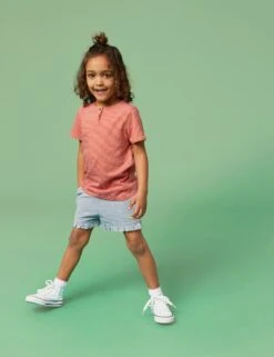 WHITE STUFF Cotton Blend Striped T-Shirt (3-10 Yrs) -Marks And Spencer Shop SD 10 T94 2503 A4 X EC 2