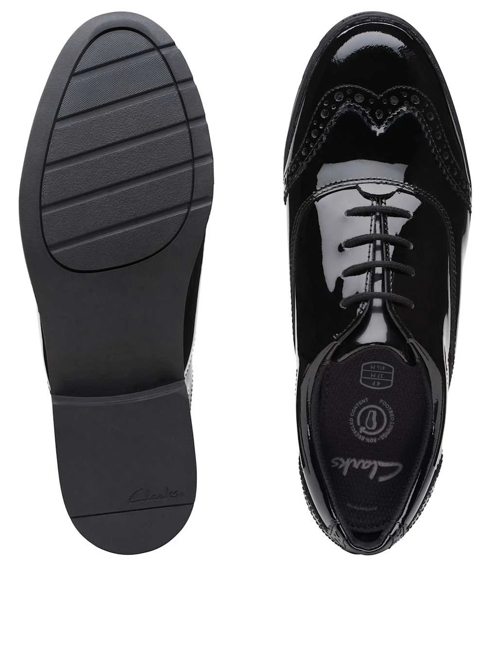 Clarks Kids' Leather Brogues 2 Clarks Kids' Leather Brogues - Image 2