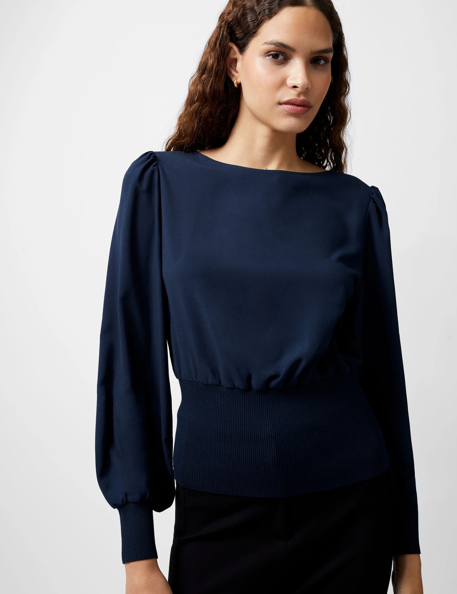 French Connection Slash Neck Knitted Top 3 French Connection Slash Neck Knitted Top - Image 3