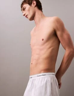 Calvin Klein Sleep Pure Cotton Striped Pyjama Shorts -Marks And Spencer Shop Sleep Pure Cotton Striped Pyjama Shorts 4