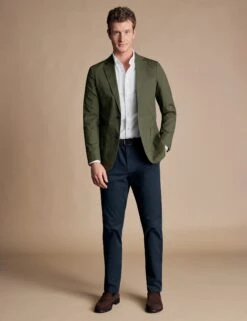 Slim Fit Cotton Rich Stretch Jacket -Marks And Spencer Shop Slim Fit Cotton Rich Stretch Jacket 1