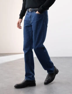 Straight Leg Soft Touch Jeans -Marks And Spencer Shop Straight Leg Soft Touch Jeans 5