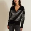 Striped V-Neck Cardigan 40 Striped V-Neck Cardigan -Marks And Spencer Shop Striped V Neck Cardigan
