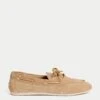 Suede Flat Boat Shoes -Marks And Spencer Shop Suede Flat Boat Shoes 6
