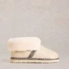 WHITE STUFF Suede Shearling Slipper Boots