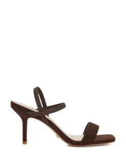 Dune London Suede Strappy Stiletto Heel Sandals