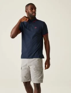 Regatta Tadeo II Pure Cotton Tipped Polo Shirt -Marks And Spencer Shop Tadeo II Pure Cotton Tipped Polo Shirt 5