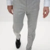 Tailored Fit Check Stretch Suit Trousers