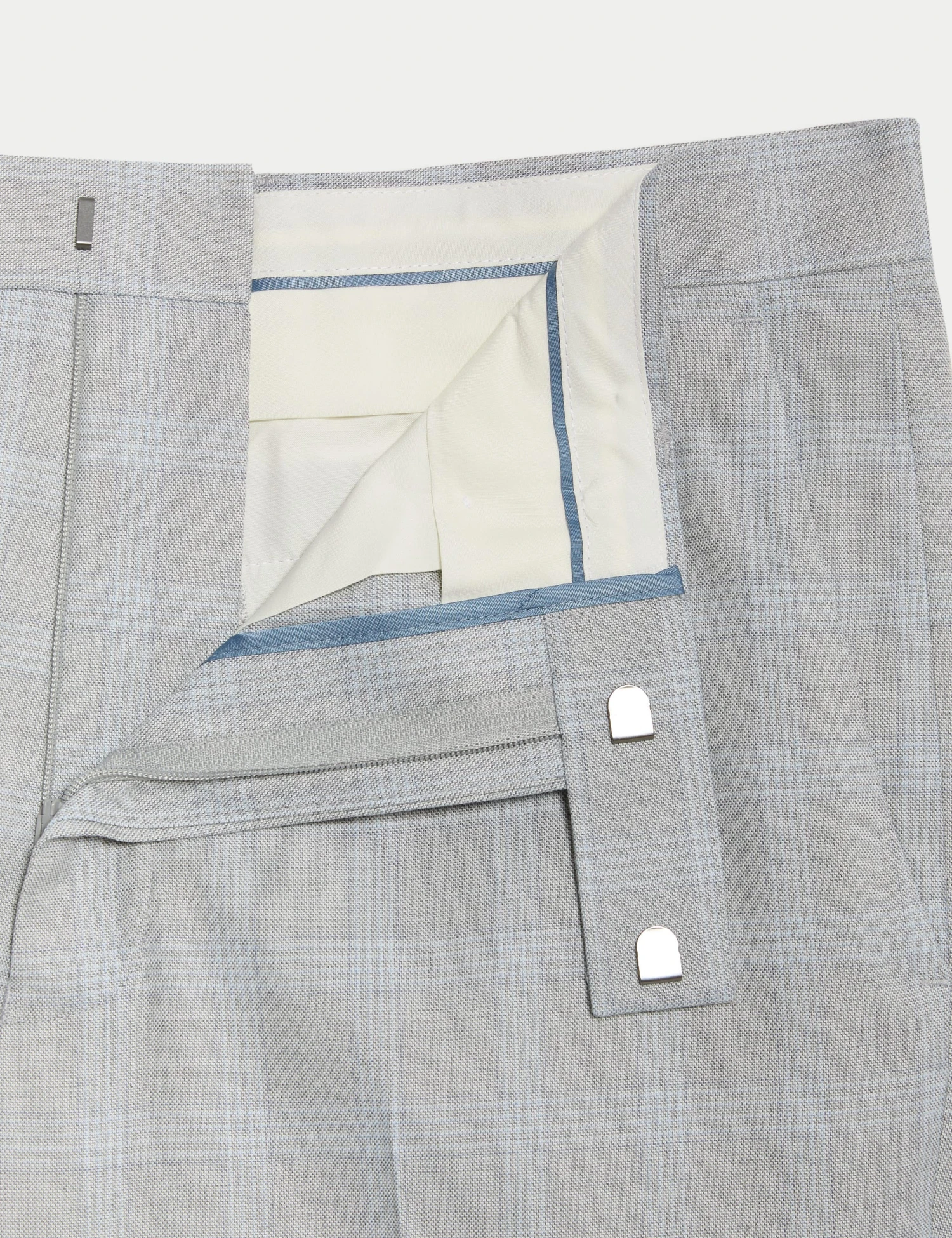 Tailored Fit Check Stretch Suit Trousers 3 Tailored Fit Check Stretch Suit Trousers - Image 3