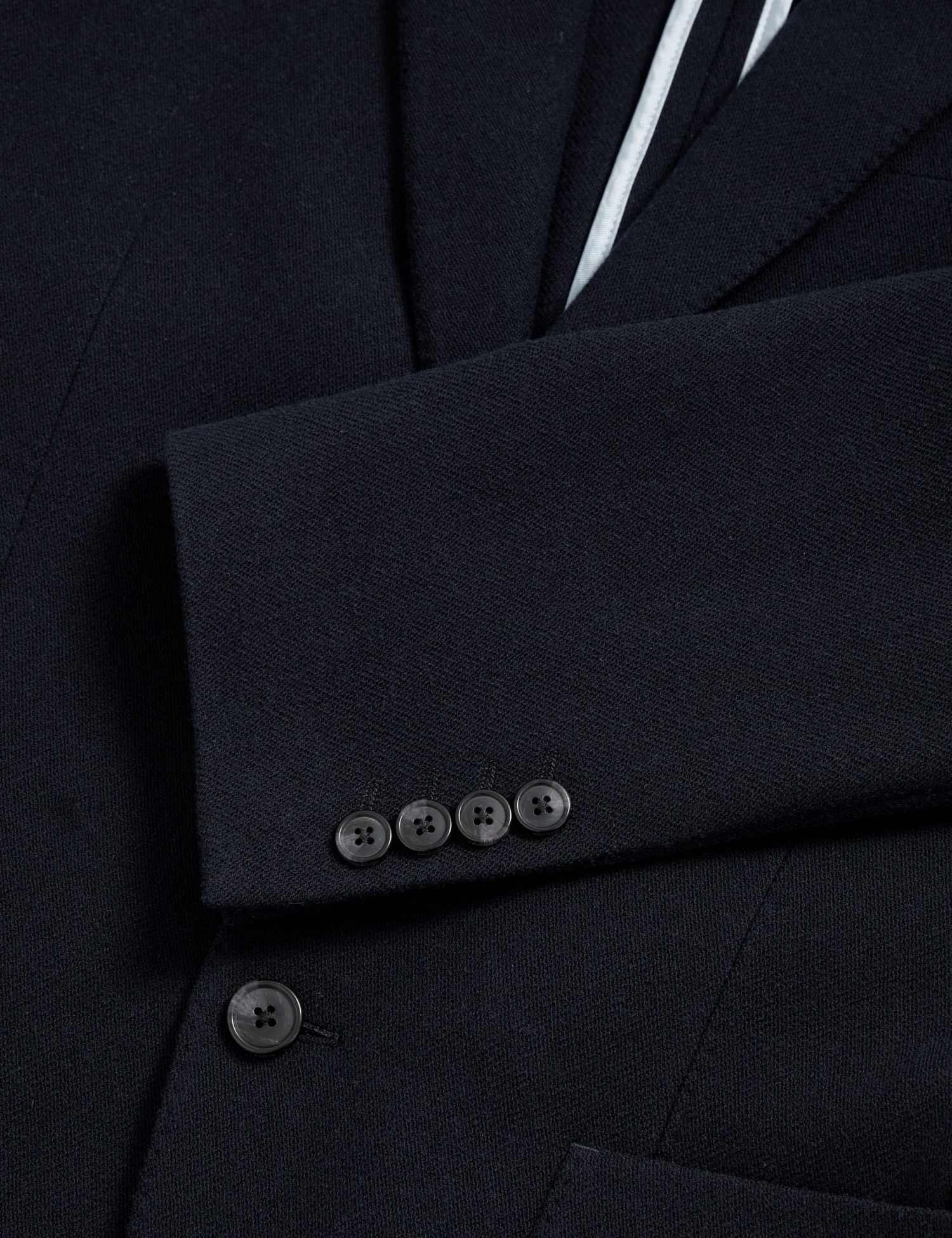 Jaeger Tailored Fit Italian Wool Rich Twill Blazer 3 Jaeger Tailored Fit Italian Wool Rich Twill Blazer - Image 3