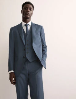 Jaeger Tailored Fit Italian Wool Sharkskin Jacket -Marks And Spencer Shop Tailored Fit Italian Wool Sharkskin Jacket 3