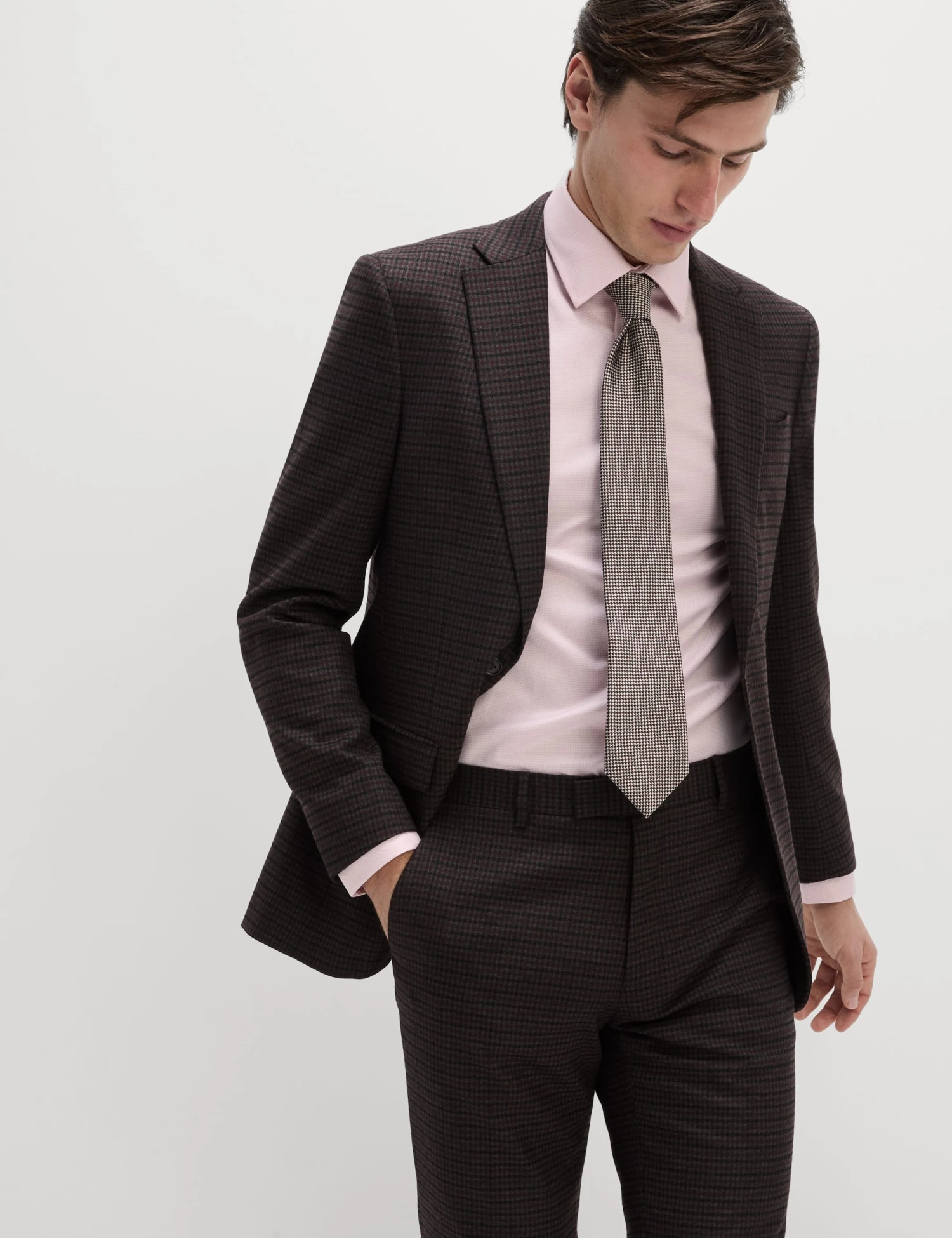 Tailored Fit Luxury Pure Cotton Textured Shirt 5 Tailored Fit Luxury Pure Cotton Textured Shirt - Image 5