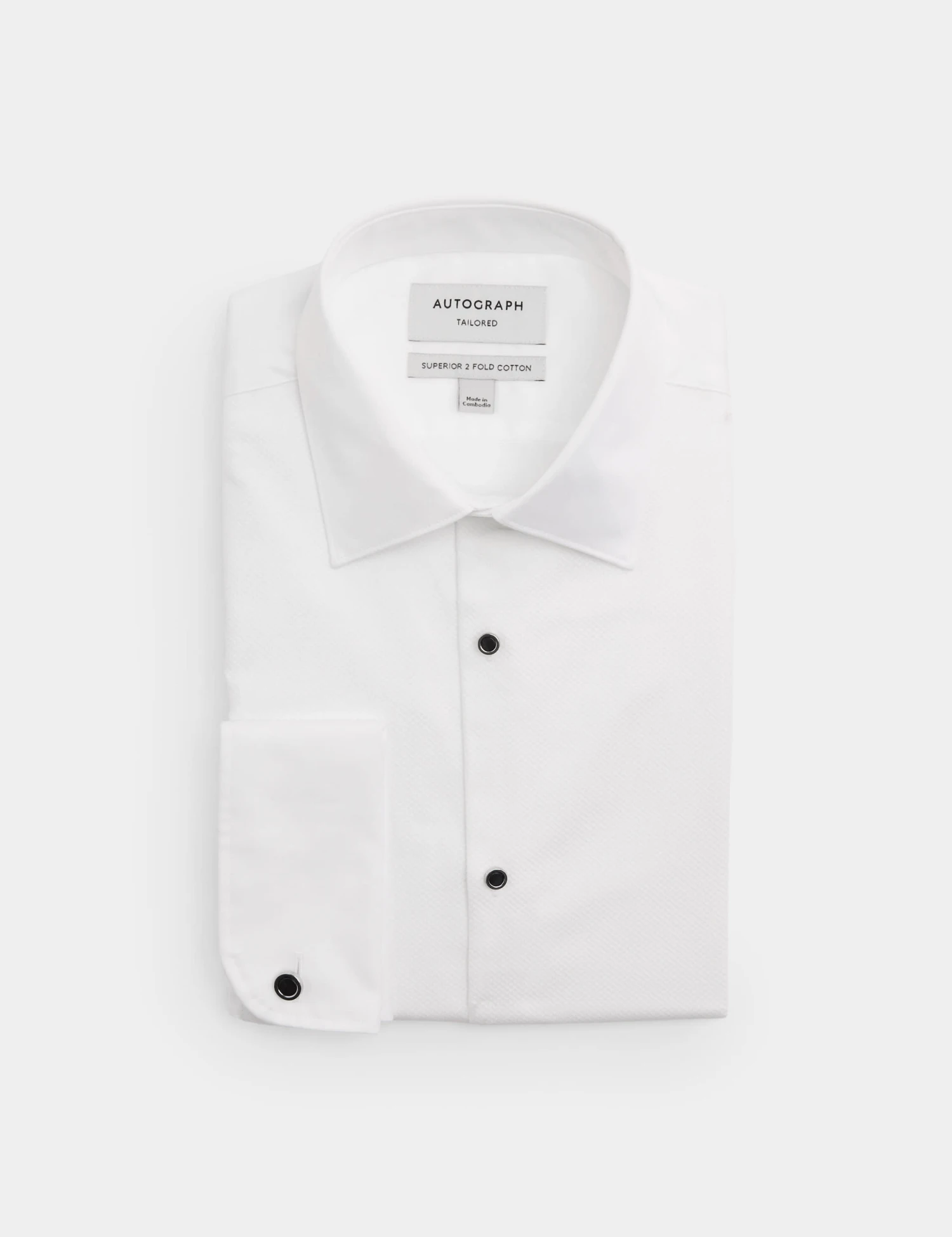 Tailored Fit Performance Pure Cotton Shirt 2 Tailored Fit Performance Pure Cotton Shirt - Image 2